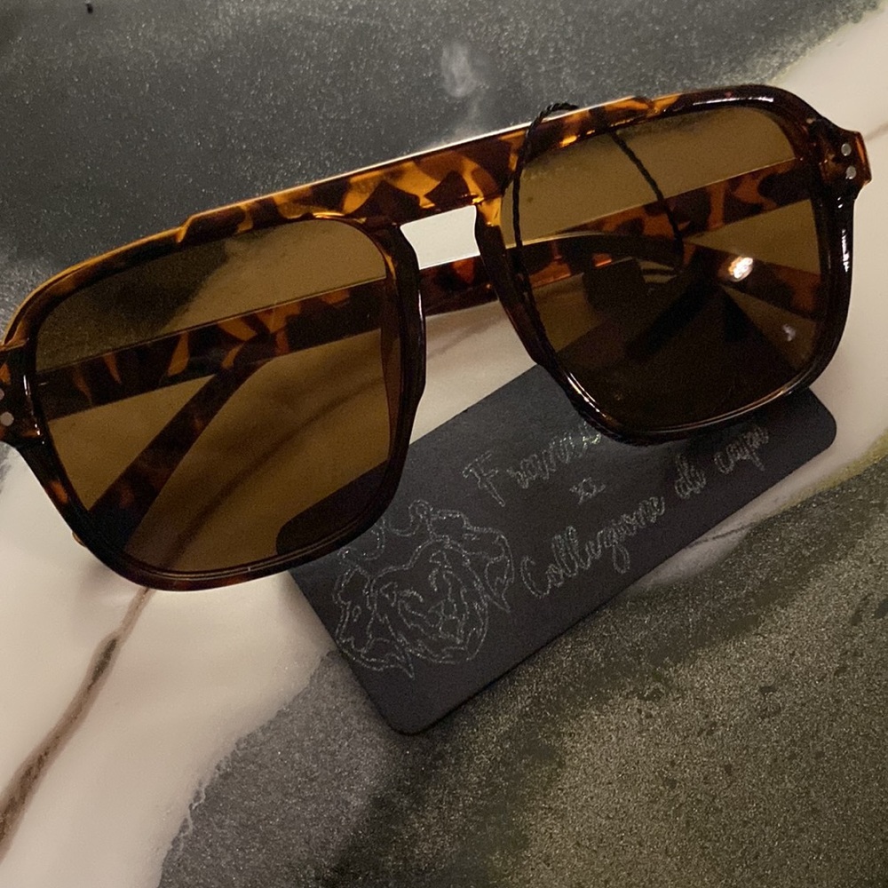 Franco P Collezione di capi xl oversized aviator leopard